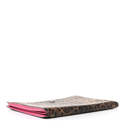 Dolce & Gabbana Calfskin Leopard Pouch Multicolor 4 of 23