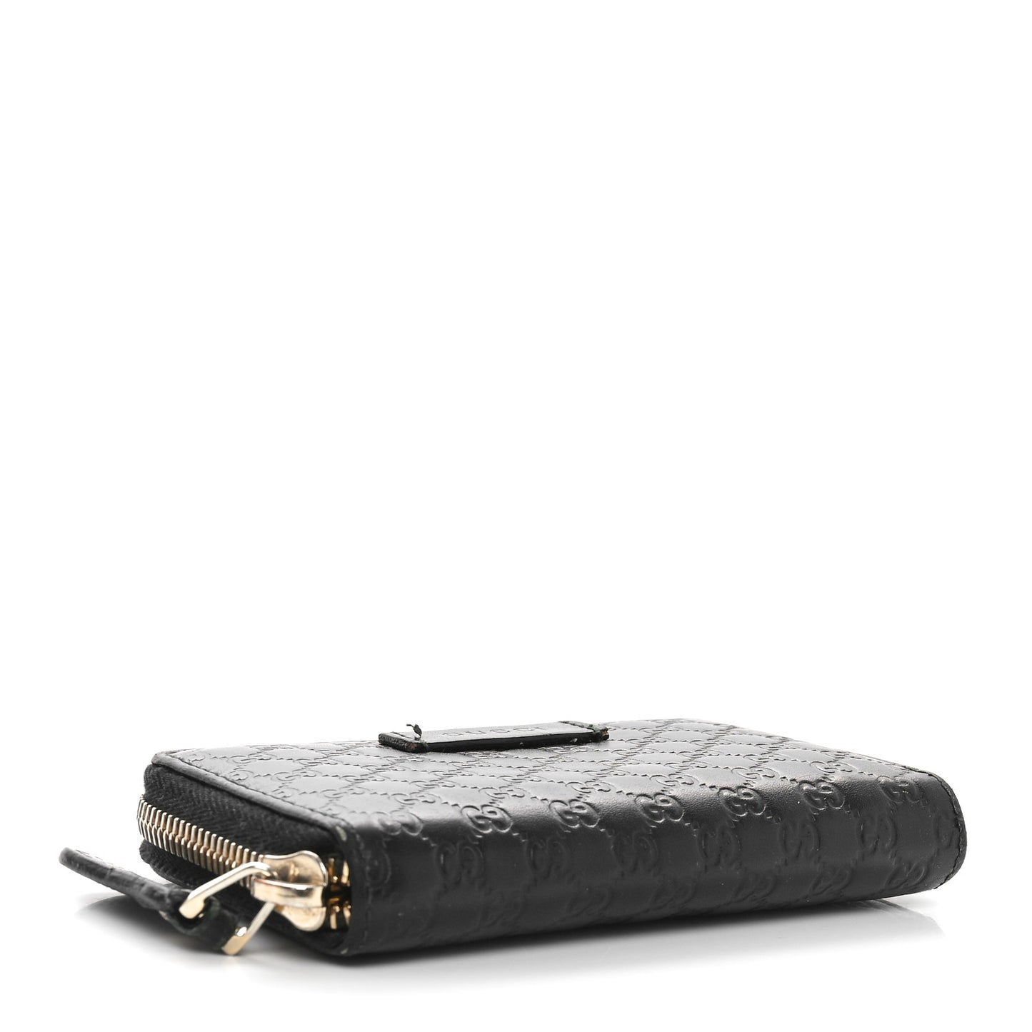 Microguccissima Zip Around Card Case Black