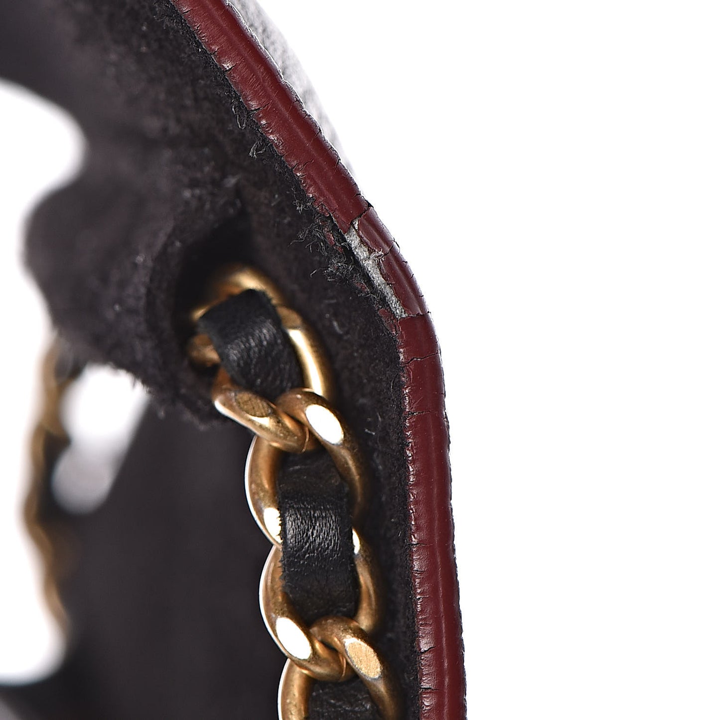 Calfskin Quilted Archi Chic Square Wallet On Chain WOC Black