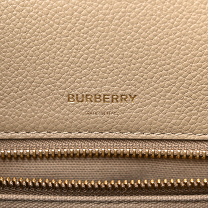 Burberry Grainy Calfskin Medium Title Bag Honey 6 of 15