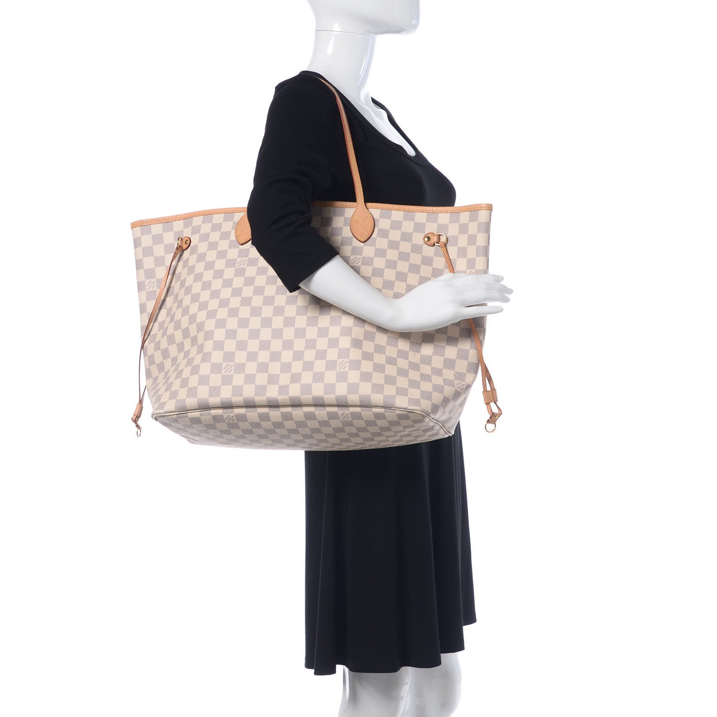 Damier Azur Neo Neverfull GM Rose Ballerine