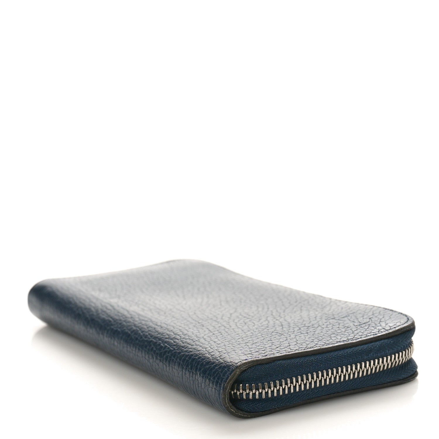 Louis Vuitton Taurillon Vertical Zippy Wallet Navy 4 of 10