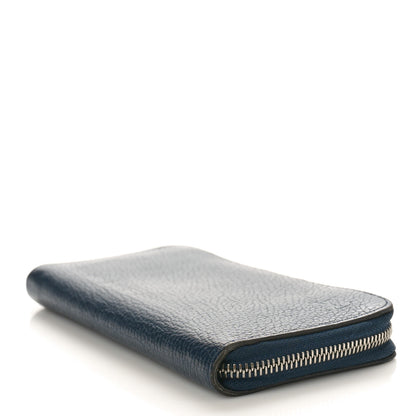 Louis Vuitton Taurillon Vertical Zippy Wallet Navy 4 of 10
