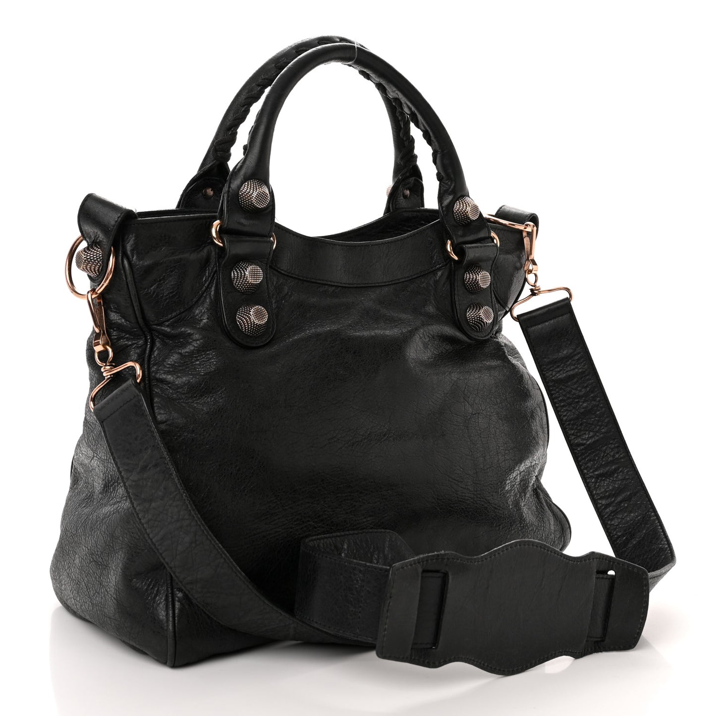 Agneau Giant 21 Rose Gold Hardware Velo Black