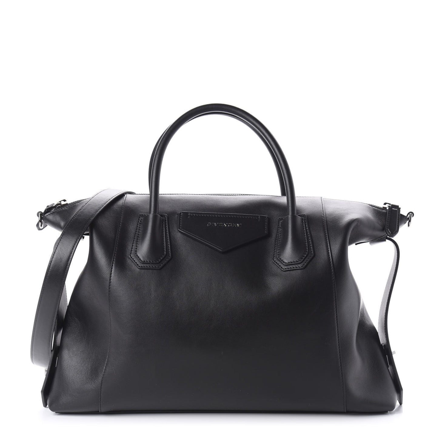 Smooth Calfskin Medium Soft Antigona Black