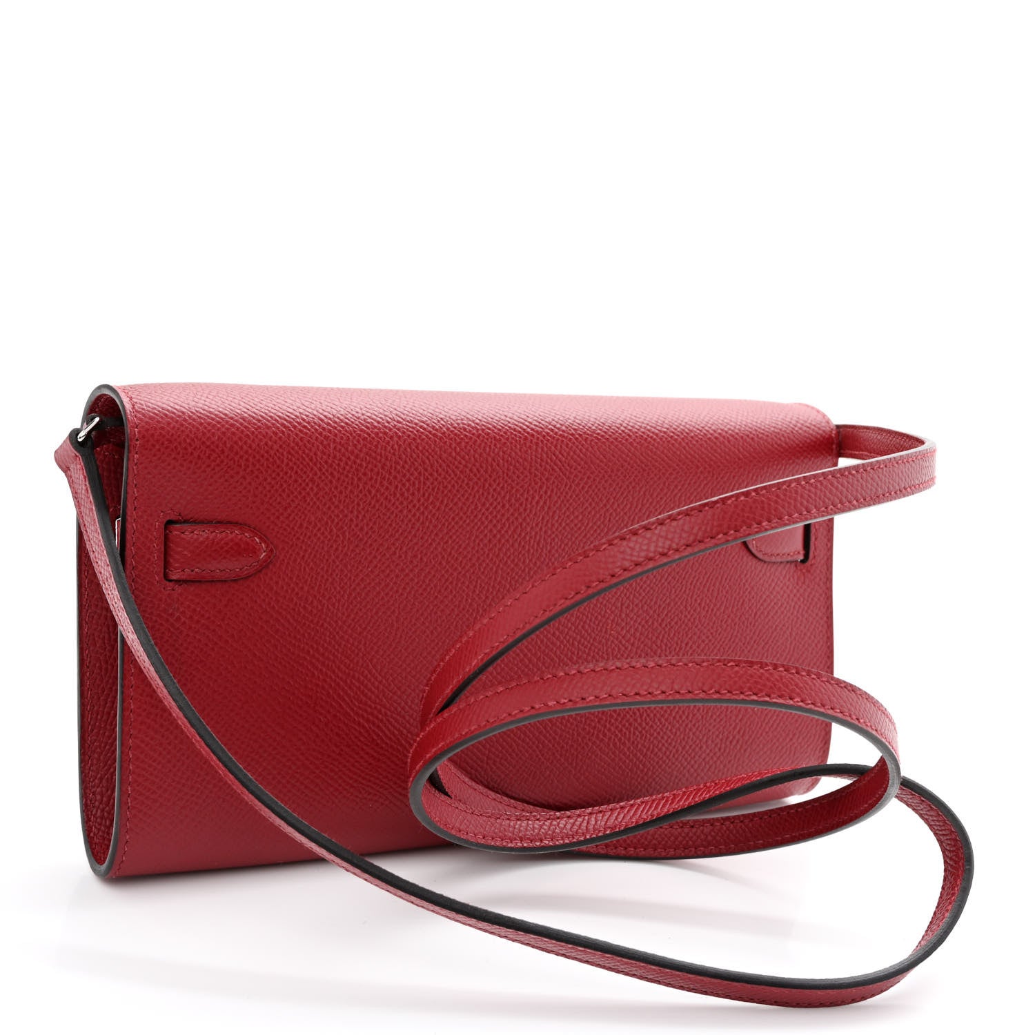 Hermes Epsom Kelly Wallet To Go Rouge Grenat 3 of 9