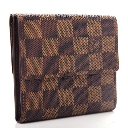 Louis Vuitton Damier Ebene Elise Wallet 3 of 9
