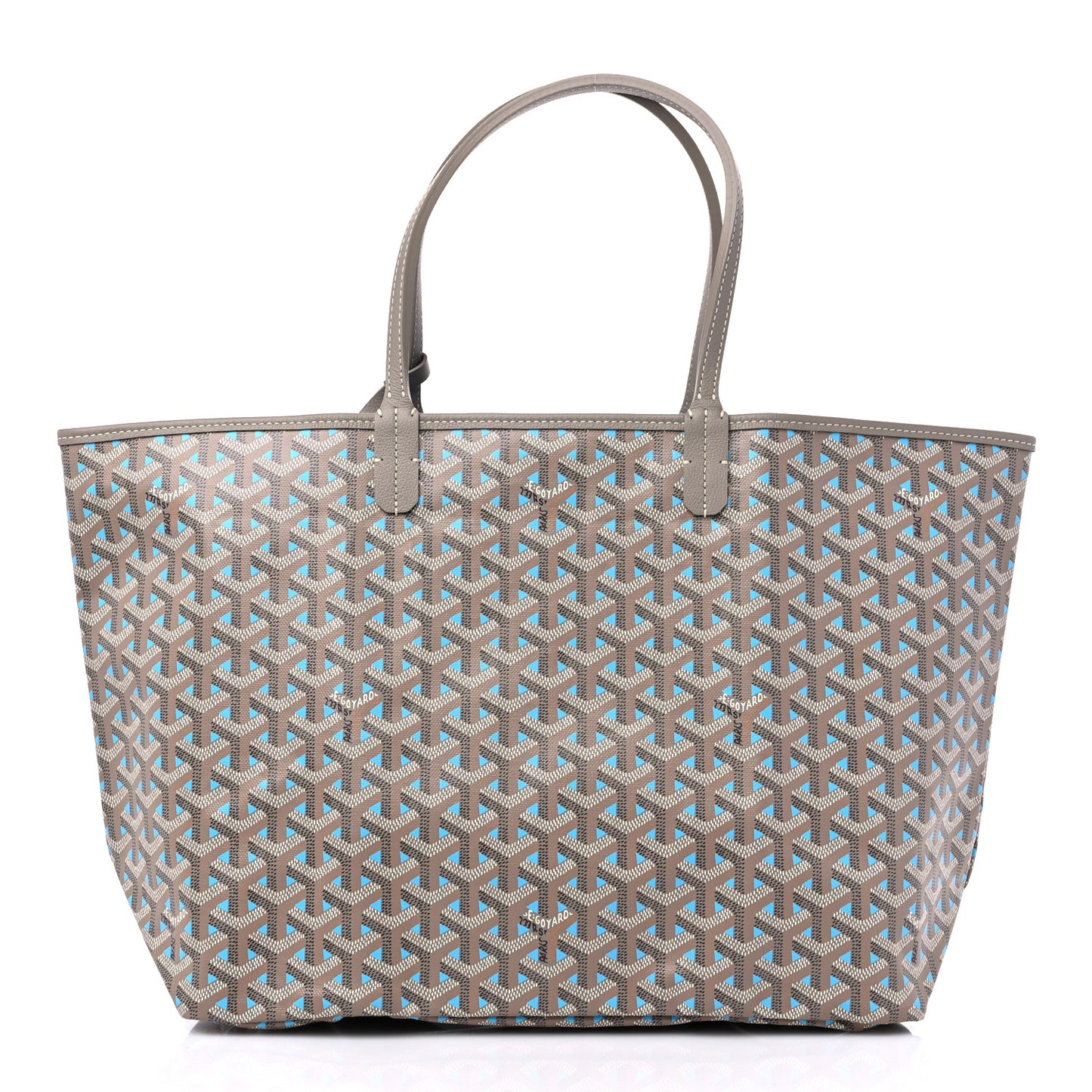 Goyardine Saint Louis Claire Voie PM Grege Turquoise