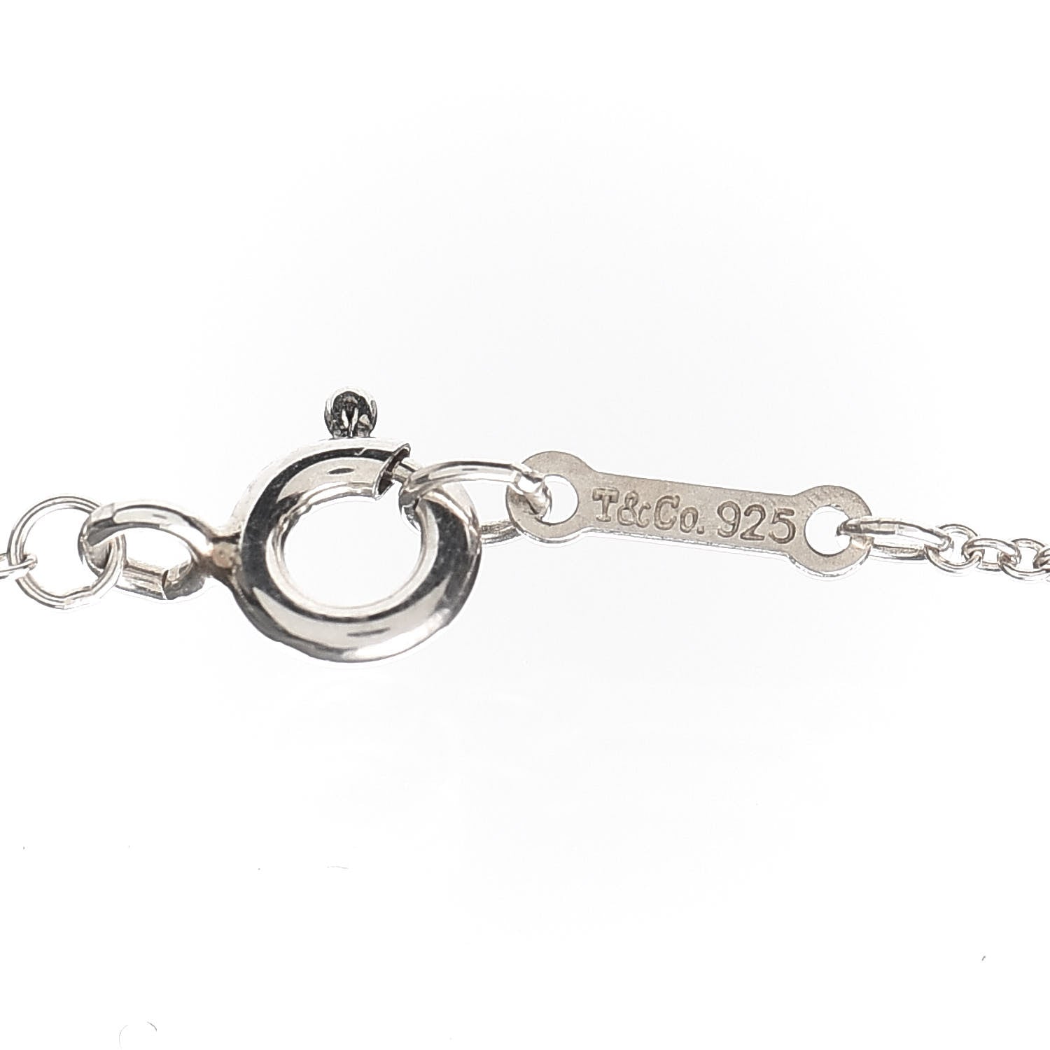 Tiffany Sterling Silver Paloma's Graffiti Kiss Pendant Necklace 5 of 5