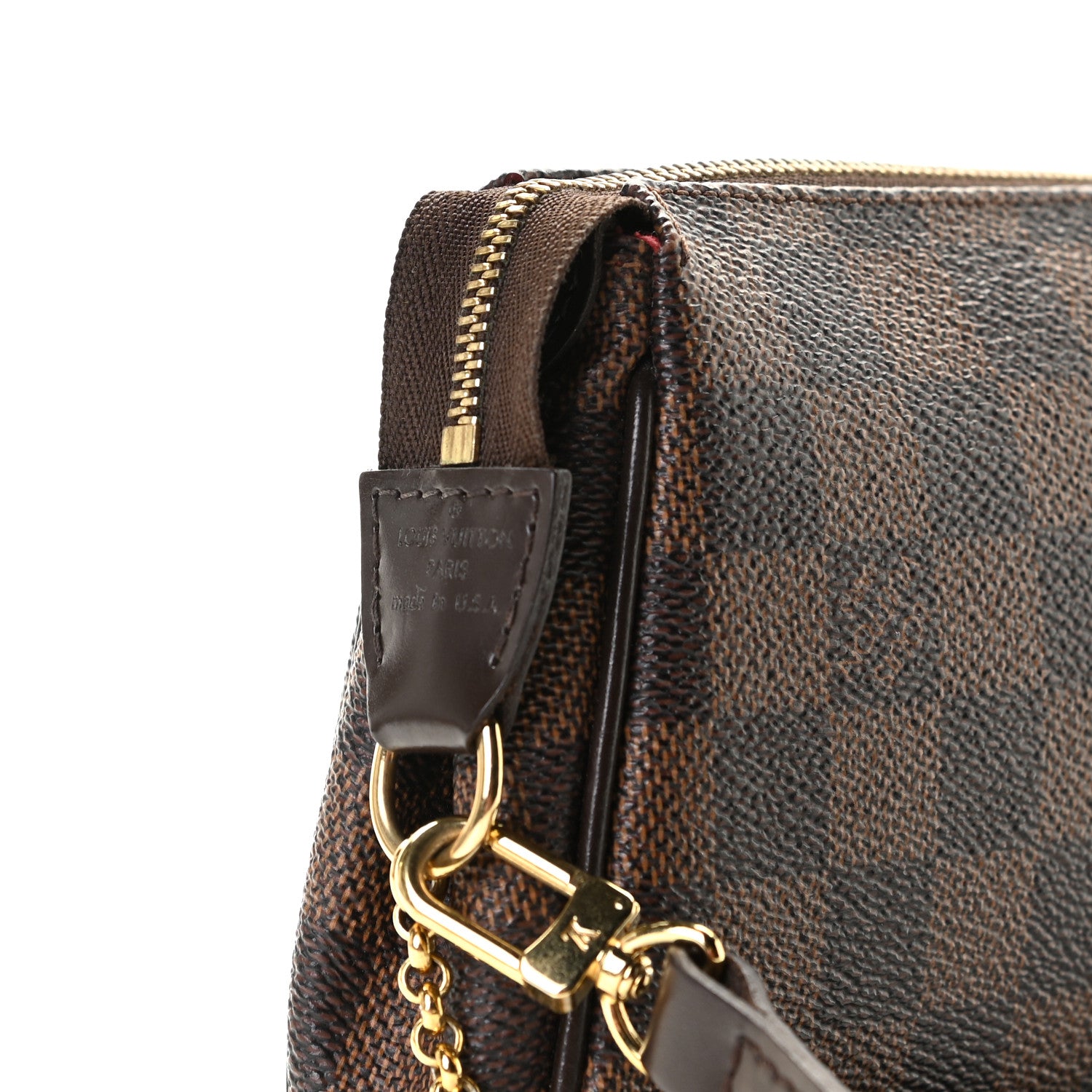 Louis Vuitton Damier Ebene Eva Clutch 9 of 9