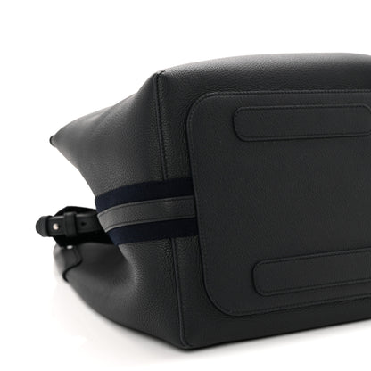 Loro Piana Grained Calfskin Large Bale Bag Navy Blue 9 of 10