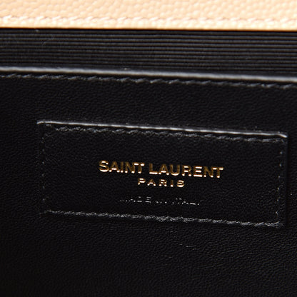 Saint Laurent Grain De Poudre Medium Monogram Kate Satchel Nude Powder 6 of 9