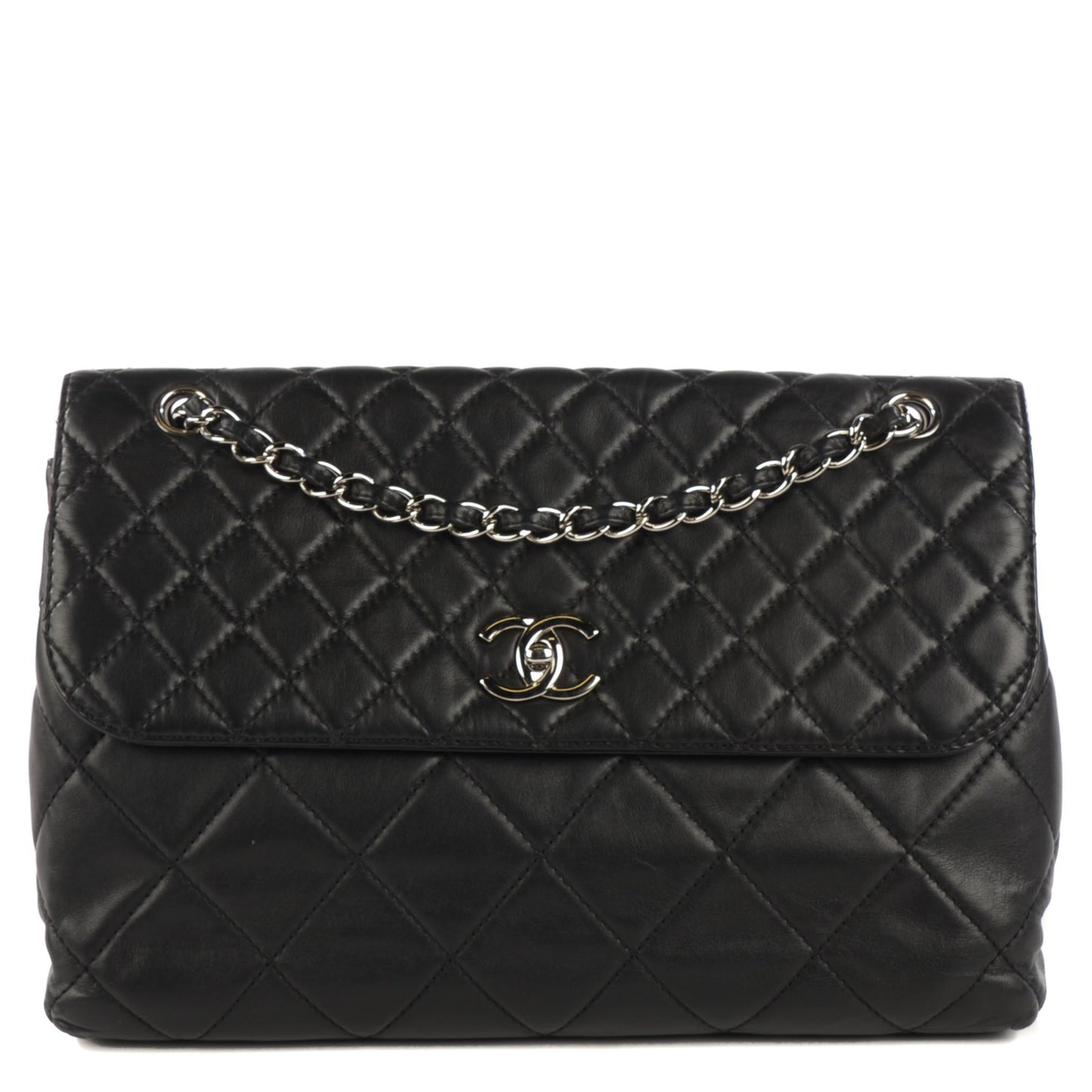 Calfskin Quilted In The Business Flap Black