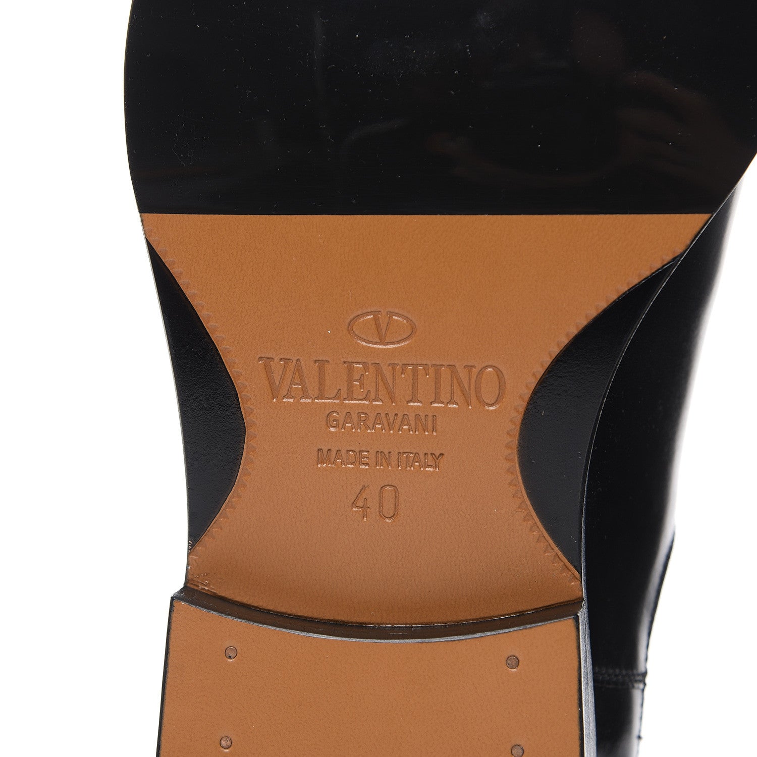 Valentino Garavani Glossy Calfskin Mens Beatle Chelsea Ankle Boots 40 Black 6 of 8