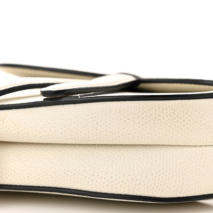 Christian Dior Grained Calfskin Mini Saddle Bag White 10 of 13