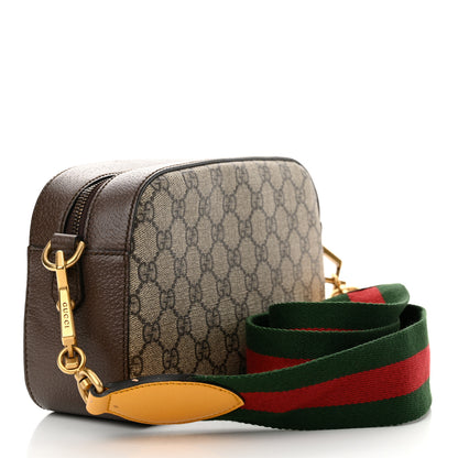 Gucci GG Supreme Monogram Web Neo Vintage Shoulder Bag Beige New Acero Crop 3 of 12