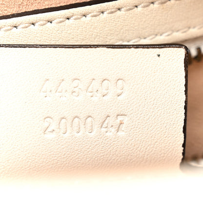 Gucci Calfskin Matelasse Medium GG Marmont Chain Shoulder Bag Mystic White 7 of 12