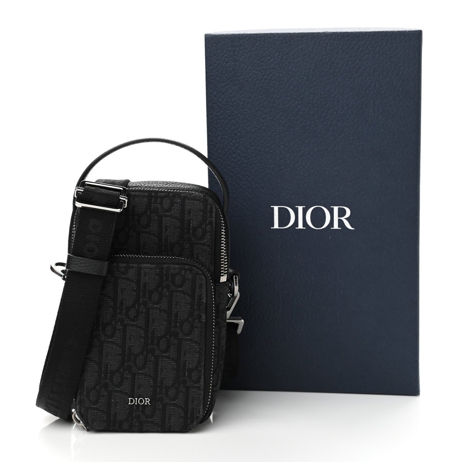 Christian Dior Oblique Micro Rider Pouch Black 13 of 13
