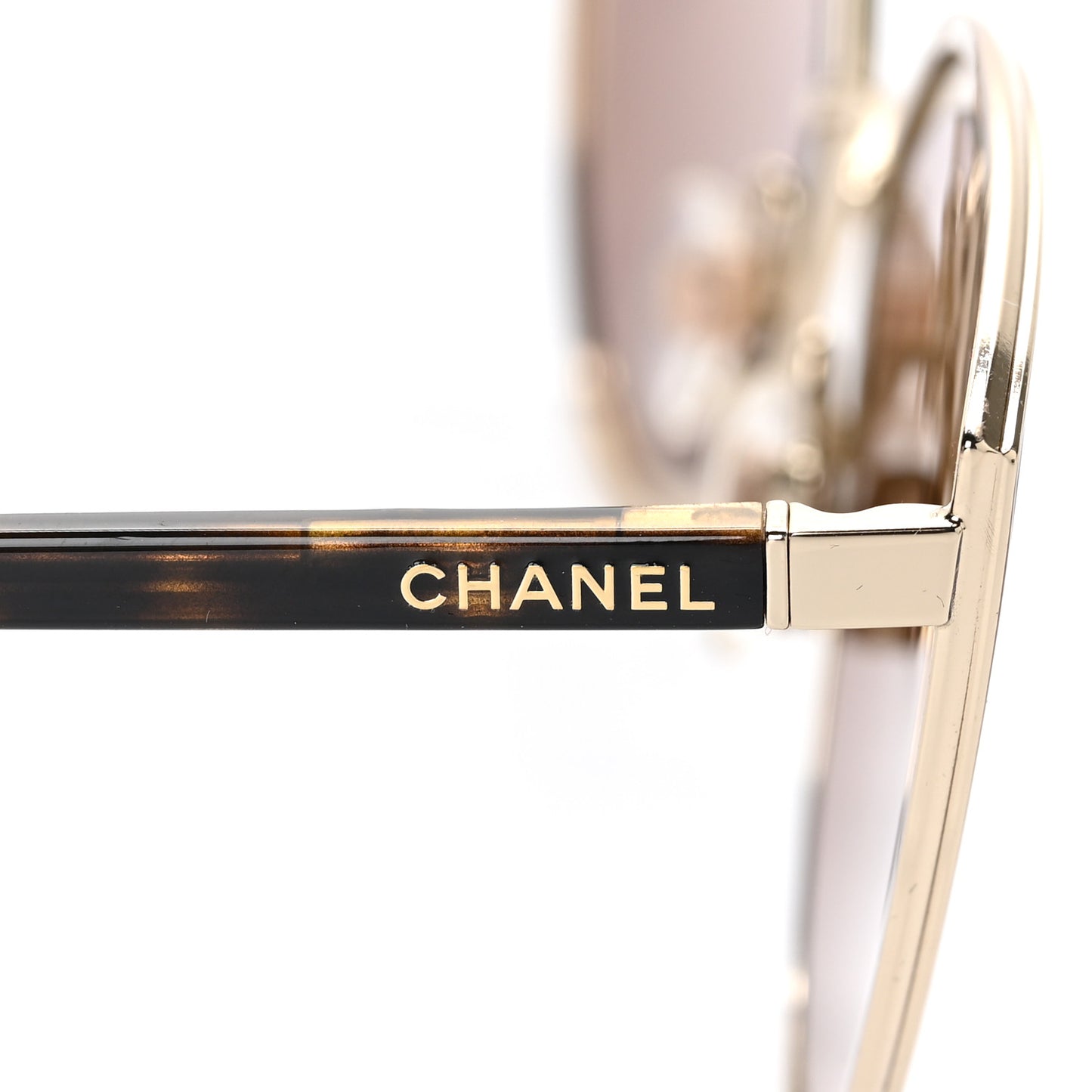 Metal Cat Eye Sunglasses 4222 Gold