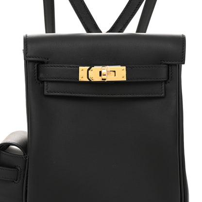 Hermes Swift Kelly Jump Backpack Black 8 of 11