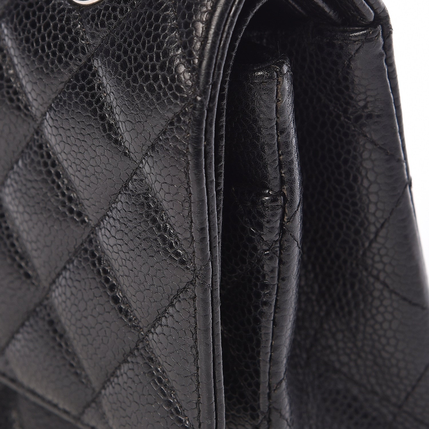 Chanel Caviar Quilted Medium Double Flap Black 17 of 17