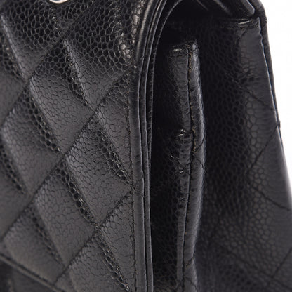 Chanel Caviar Quilted Medium Double Flap Black 17 of 17
