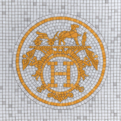 Hermes Porcelain Mosaique au 24 Square Plate 2 of 5