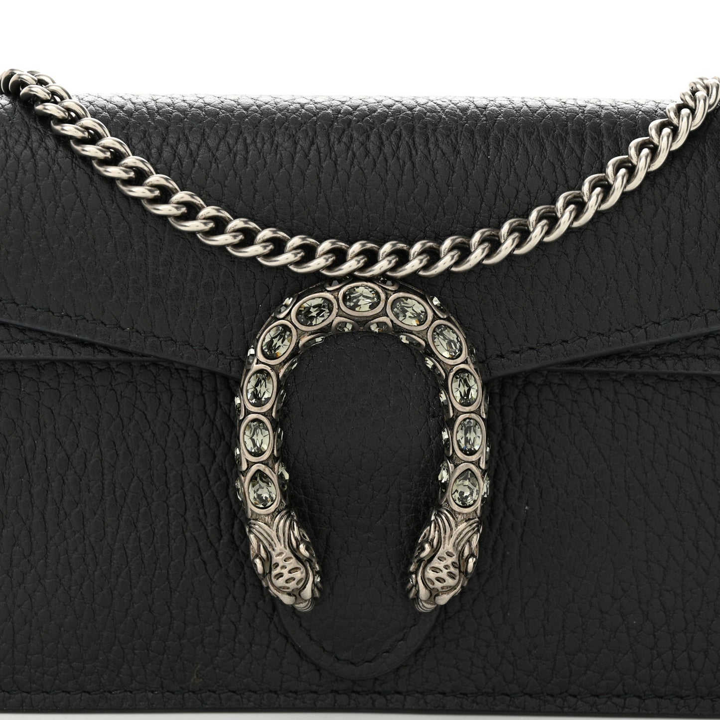Calfskin Super Mini Dionysus Shoulder Bag Black