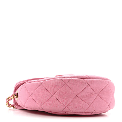 Chanel Caviar Quilted Mini Messenger Flap Light Pink 4 of 13