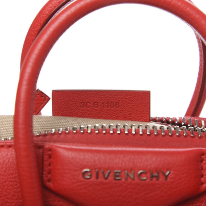 Givenchy Sugar Goatskin Mini Antigona Medium Red 7 of 10