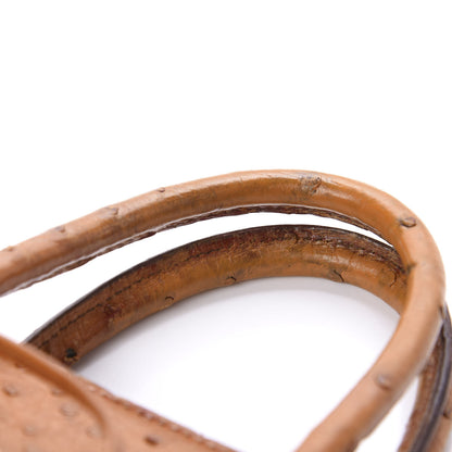 Hermes Ostrich HAC Birkin 32 Gold 8 of 20