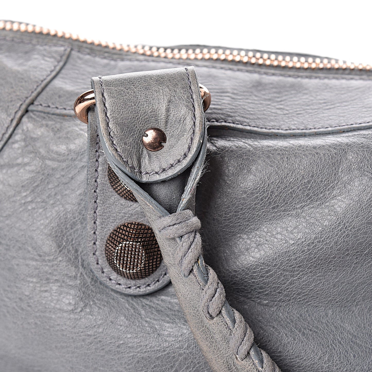 Agneau Giant 21 Rose Gold Hardware Work Ardoise