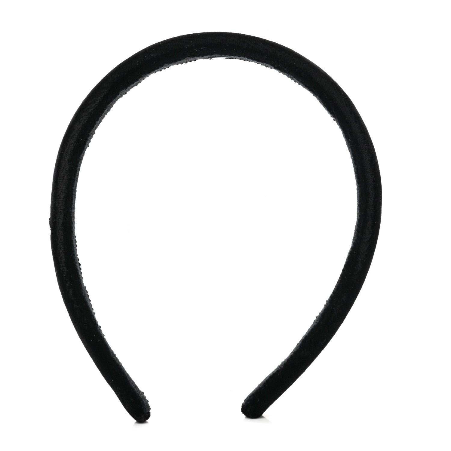 Chanel Velvet CC Headband Black 1 of 7
