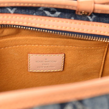 Louis Vuitton Denim Raye Porte Epaule MM 7 of 13