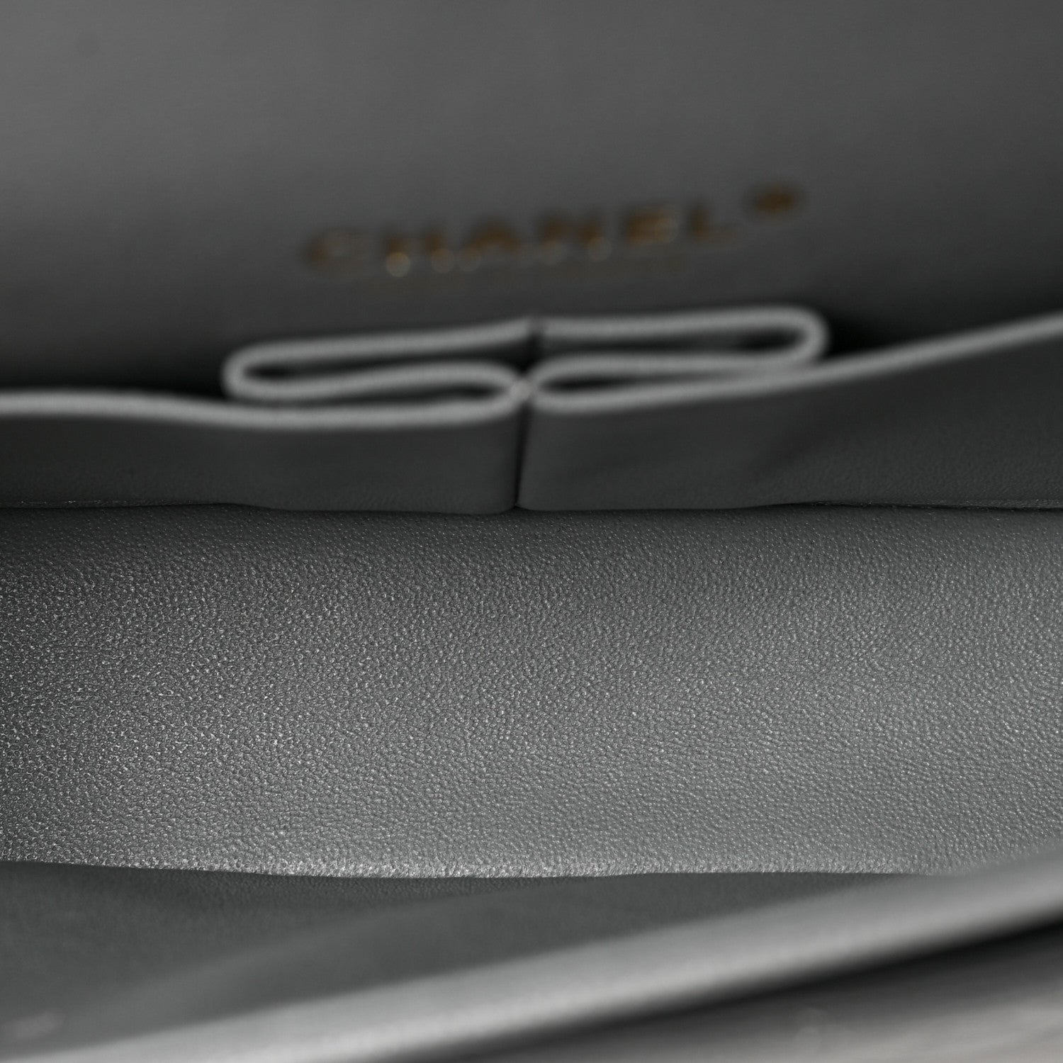 Chanel Caviar Quilted Small Double Flap Grey 5 of 9