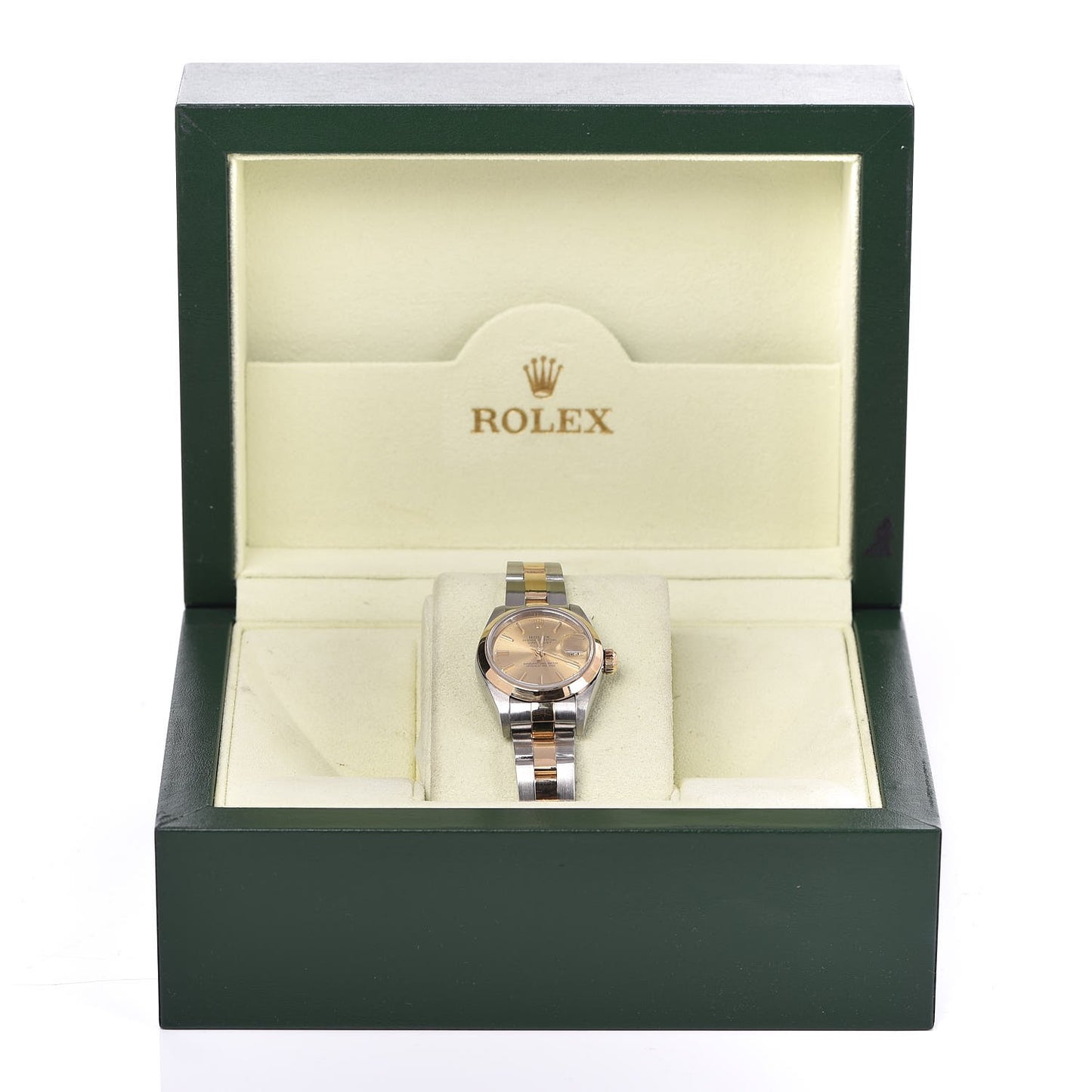 Stainless Steel 18K Yellow Gold 26mm Oyster Perpetual Datejust Watch Champagne 79163