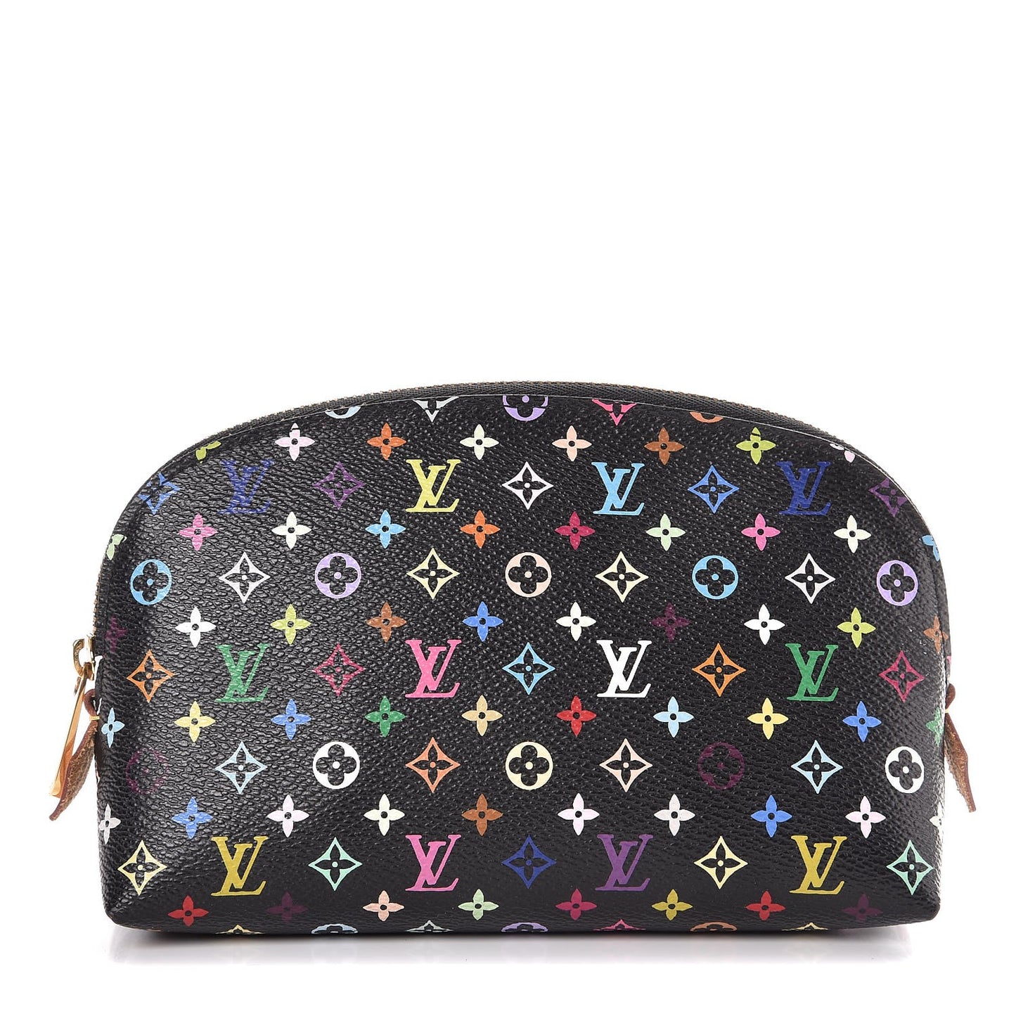 Monogram Multicolor Cosmetic Pouch Black Grenade