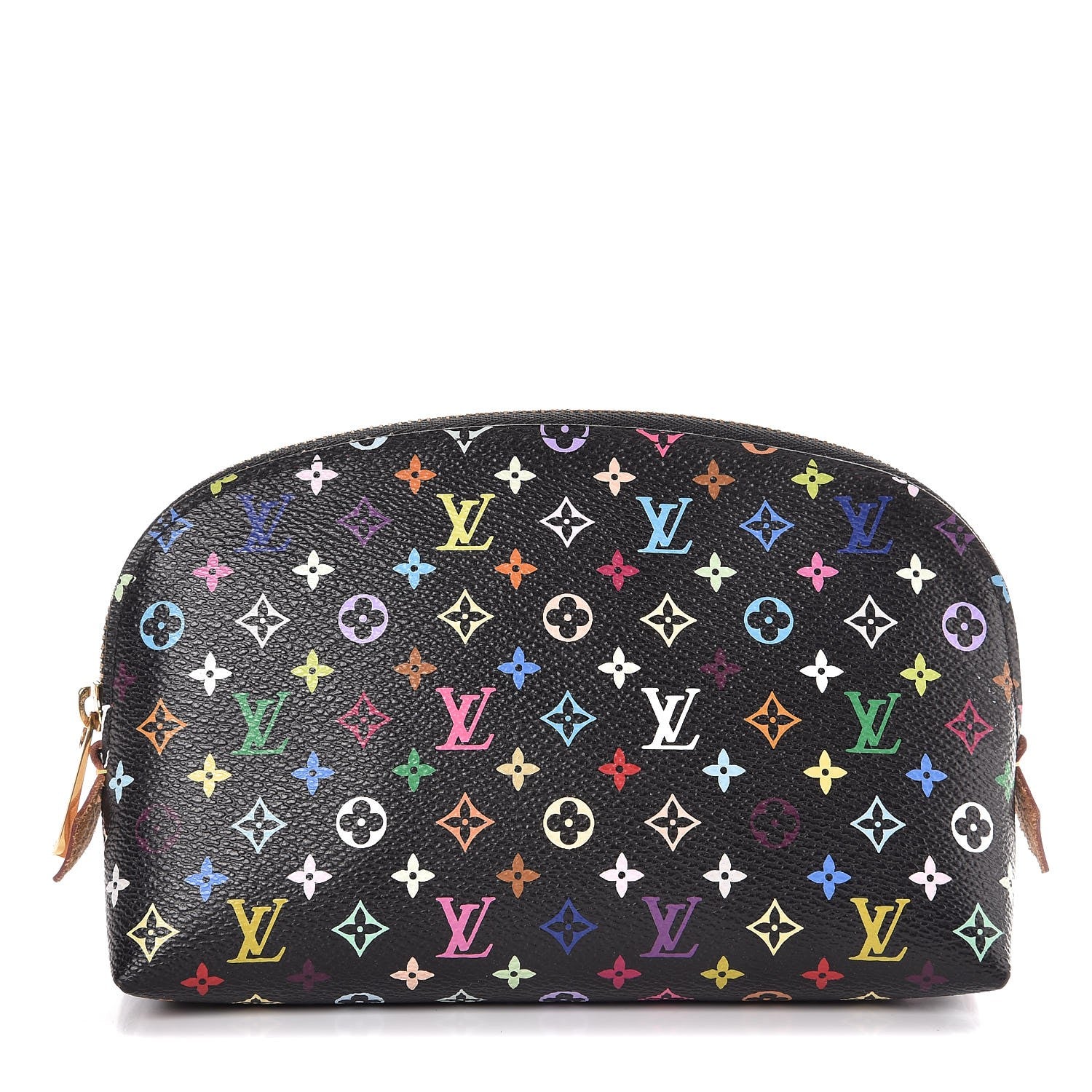 Louis Vuitton Monogram Multicolor Cosmetic Pouch Black Grenade 1 of 7