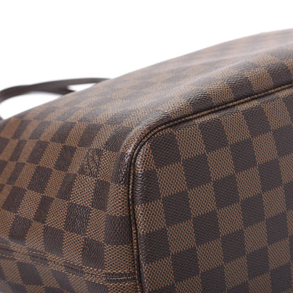 Louis Vuitton Damier Ebene Neo Neverfull MM Rose Ballerine 8 of 11