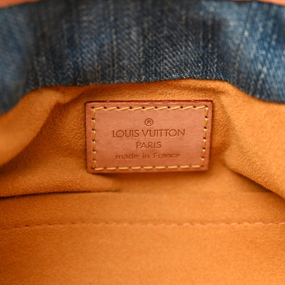 Louis Vuitton Monogram Denim Pleaty Blue 6 of 9