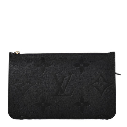 Louis Vuitton Empreinte Monogram Giant Neverfull MM Pochette Black 1 of 6