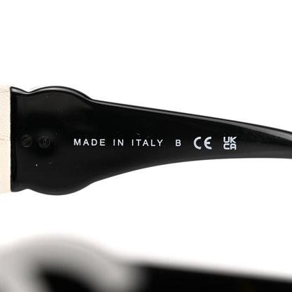 Chanel Acetate Calfskin Square Sunglasses 5474-Q-A Black White 6 of 8