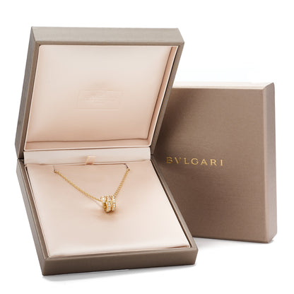 Bulgari 18K Yellow Gold Diamond Serpenti Viper Pave Pendant Necklace 8 of 8