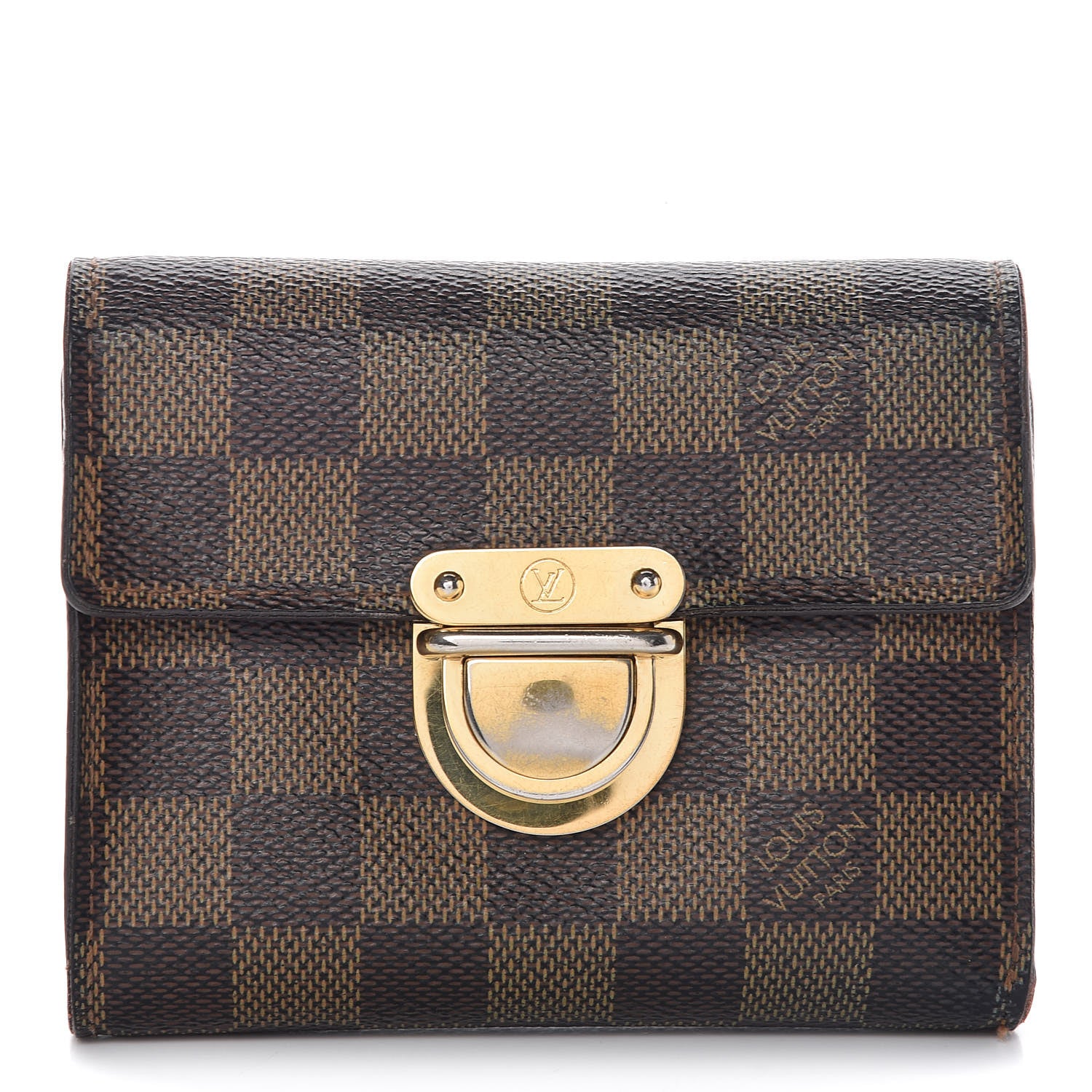Louis Vuitton Damier Ebene Koala Compact Wallet 1 of 18