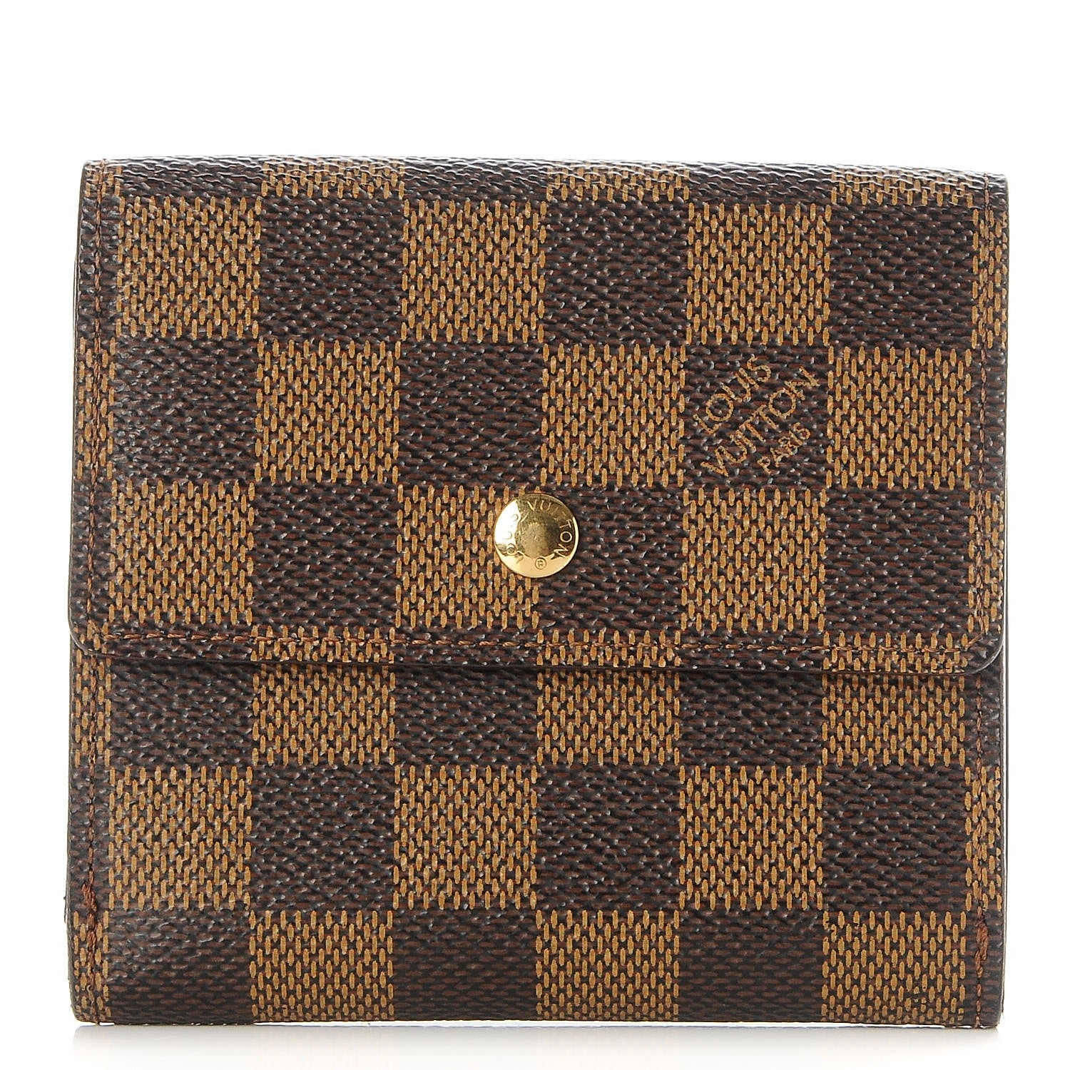 Louis Vuitton Damier Ebene Elise Wallet 1 of 8