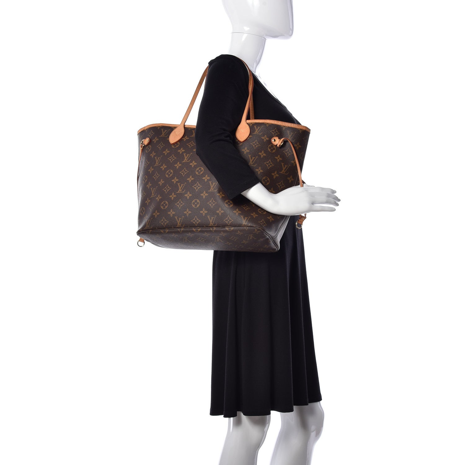 Louis Vuitton Monogram Neverfull MM 2 of 8