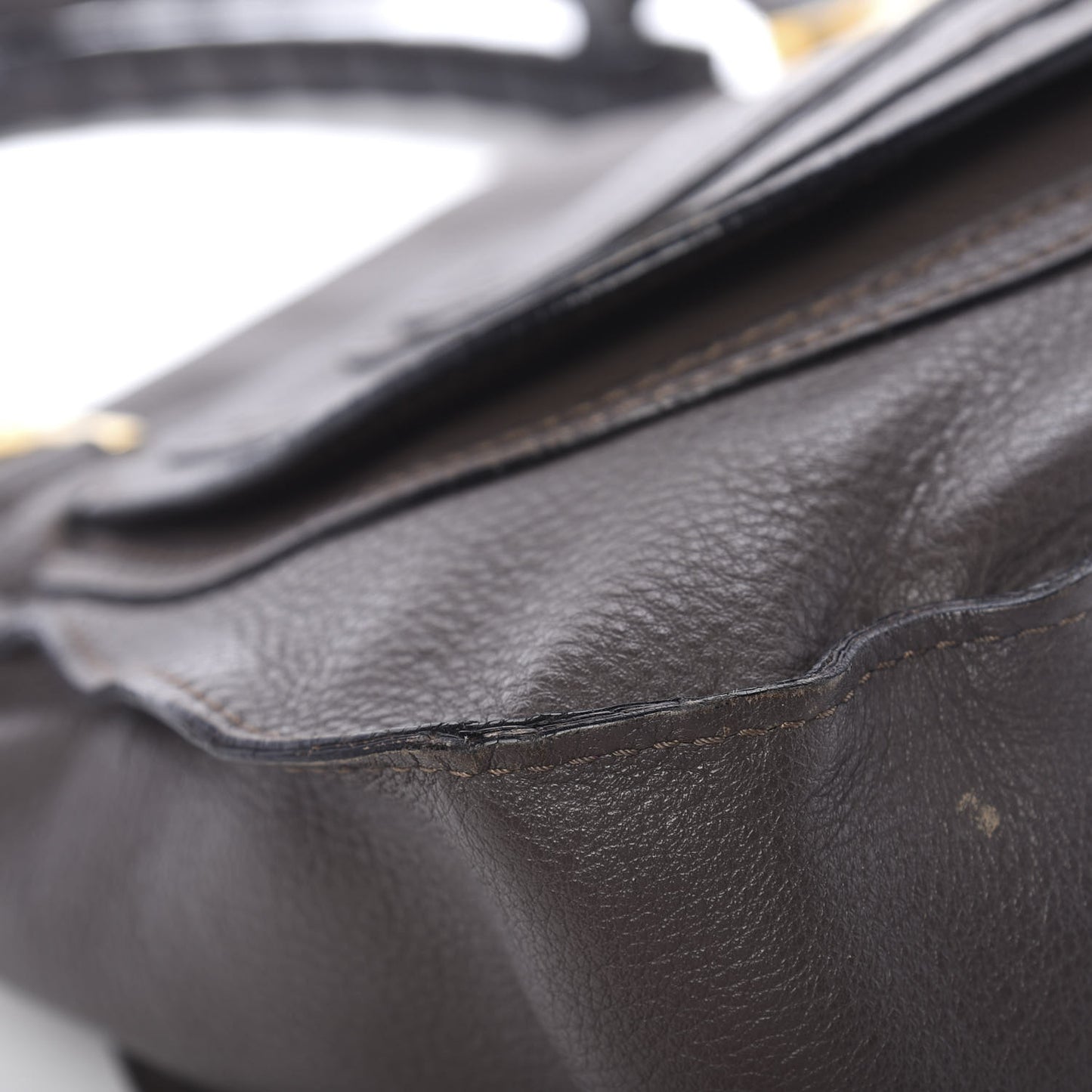 Calfskin Medium Marcie Satchel Ash