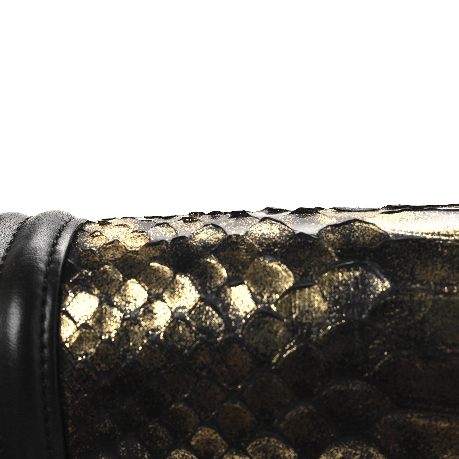 Chanel Snakeskin Calfskin Small Boy Flap Gold 12 of 12