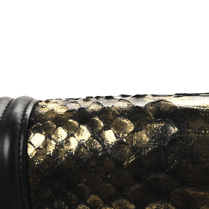 Chanel Snakeskin Calfskin Small Boy Flap Gold 12 of 12