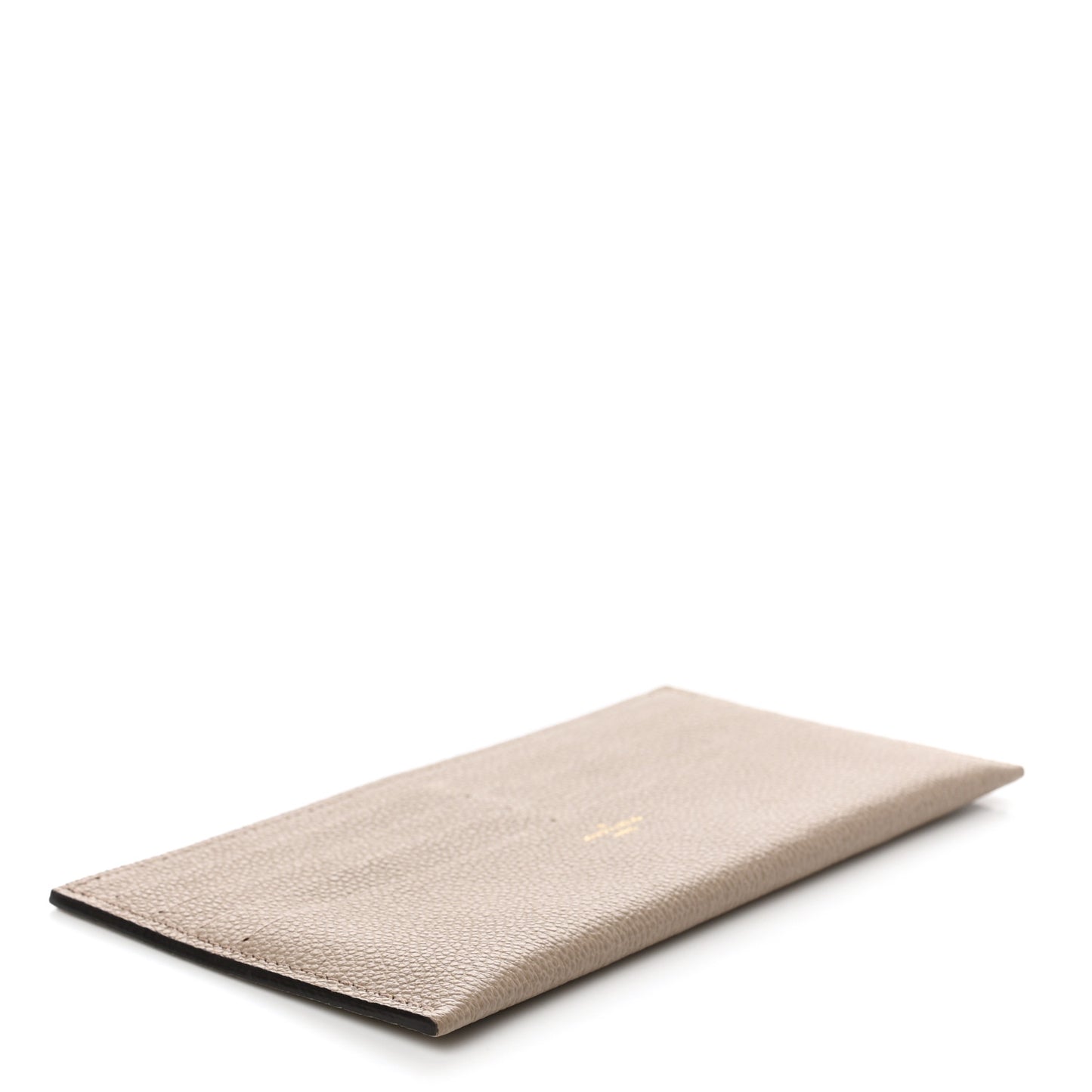 Calfskin Felicie Chain Wallet Card Holder Insert Tourterelle